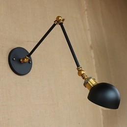 Retro Nostalgi Amerikansk Kreativ Industriell Vindgang Restaurant Bar Lang Vegg