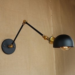 Retro Nostalgi Amerikansk Kreativ Industriell Vindgang Restaurant Bar Lang Vegg