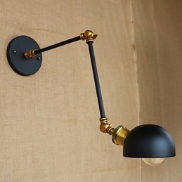 Retro Nostalgi Amerikansk Kreativ Industriell Vindgang Restaurant Bar Lang Vegg