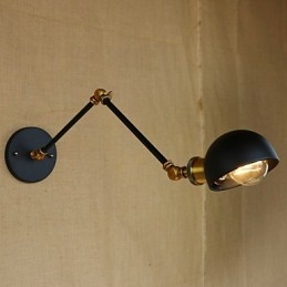 Retro Nostalgi Amerikansk Kreativ Industriell Vindgang Restaurant Bar Lang Vegg