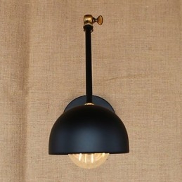 Retro Nostalgi Amerikansk Kreativ Industriell Vindgang Restaurant Bar Lang Vegg