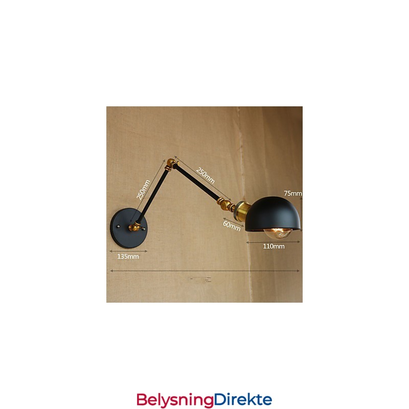 Retro Nostalgi Amerikansk Kreativ Industriell Vindgang Restaurant Bar Lang Vegg