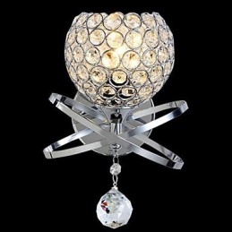 Krystall Vegglampe Moderne Samtids Metall