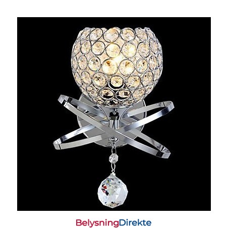 Krystall Vegglampe Moderne Samtids Metall