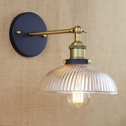 Amerikansk Landlig Retro Kreativ Personlighet Populær Dekorativ Glassvegglampe