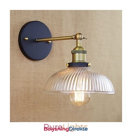 Amerikansk Landlig Retro Kreativ Personlighet Populær Dekorativ Glassvegglampe