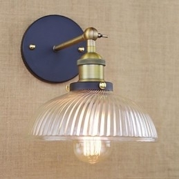 Amerikansk Landlig Retro Kreativ Personlighet Populær Dekorativ Glassvegglampe