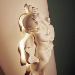 Kreativ Landlig Kreativ Middelhavsvegglampe Europeisk Stil Cupid-Vegglampe