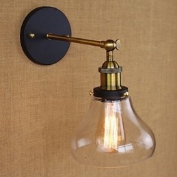 Industriell Nostalgisk Amerikansk Landlig Dekorativ Vegglampe
