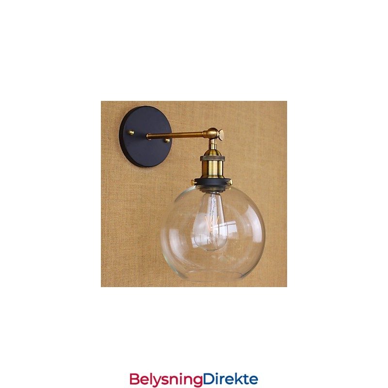 Rundt Skum Nostalgisk Amerikansk Eksportland For De Originale Modellene Av Industriell Dekorativ Vegglampe