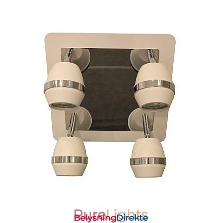 Moderne Sfæriske Kromvegglamper Baderomslamper Med 4 Lys