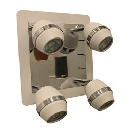 Moderne Sfæriske Kromvegglamper Baderomslamper Med 4 Lys