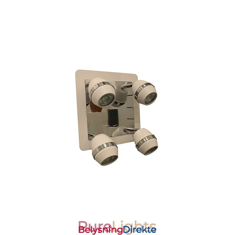 Moderne Sfæriske Kromvegglamper Baderomslamper Med 4 Lys