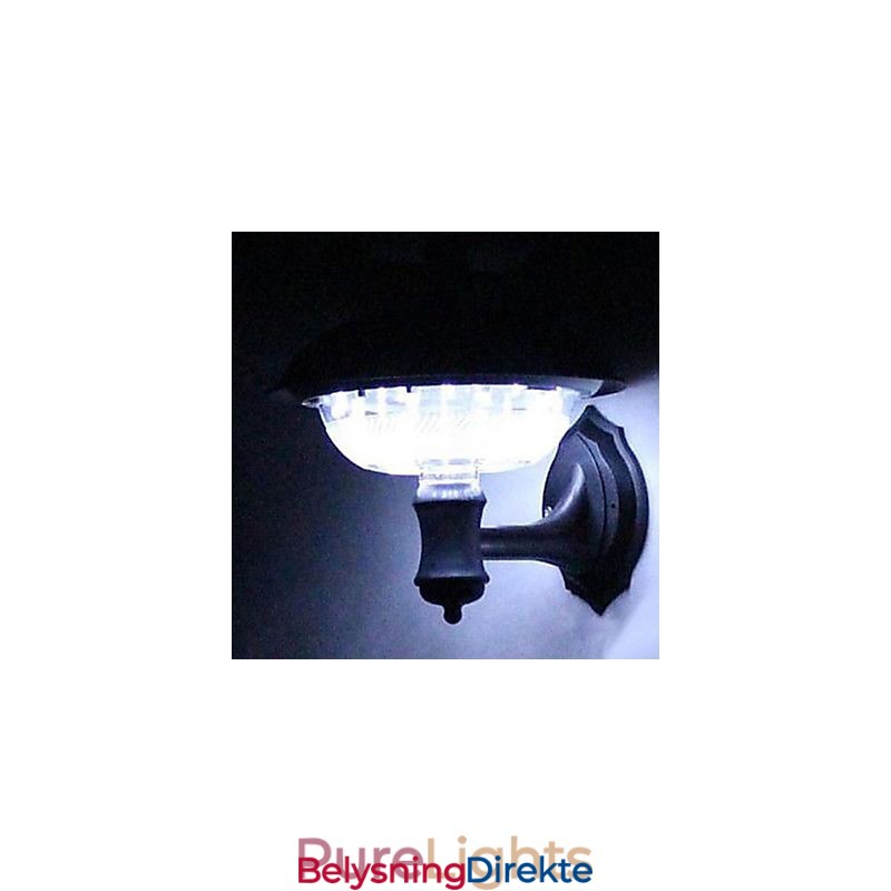 Plast Superklar Hvit Vegglampe