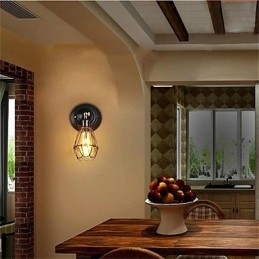 Full Av Personlighet Elegant Utseende Amerikansk Retro Burvegg