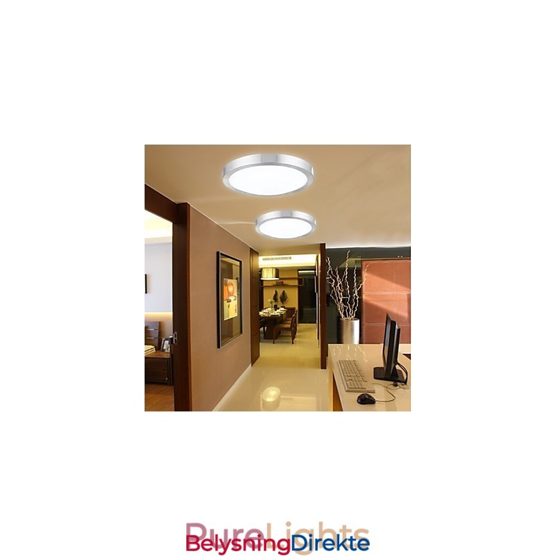 Innfelt Lys Rund Enkel Moderne Diameter 29 Cm