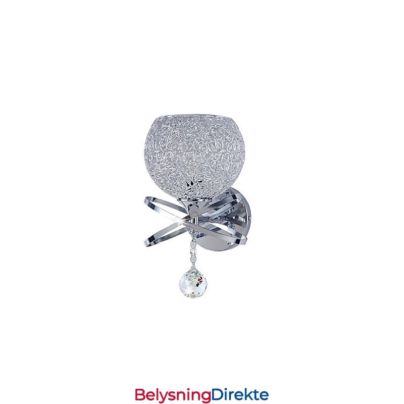 Krystall Vegglampe Moderne Samtids Metall