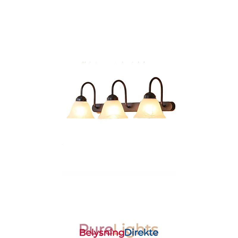 Baderomsbelysning I Ministil I Rustikk Hytte I Metall