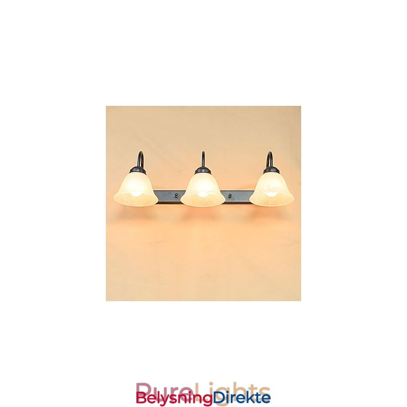 Baderomsbelysning I Ministil I Rustikk Hytte I Metall