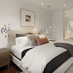 Sølvfarget Krystallvegglampe Med 1 Lys