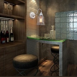 Vegglampe Tradisjonell Klassisk Metall E27