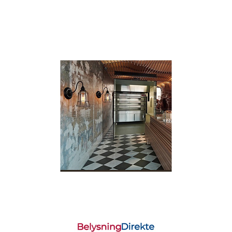 Vegglampe Tradisjonell Klassisk Metall E27