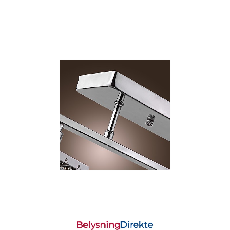 Lineær Lysekrone Med Øylampe Crysal 3 Lys