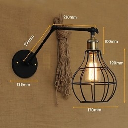 Vegglampetter Tradisjonelle Klassiske Metall