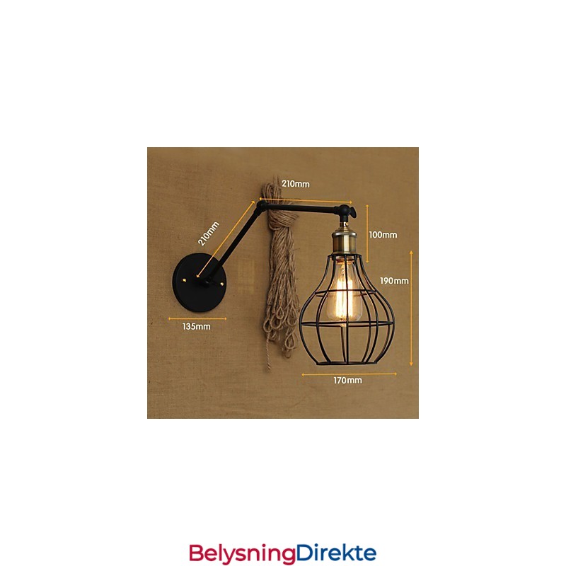 Vegglampetter Tradisjonelle Klassiske Metall