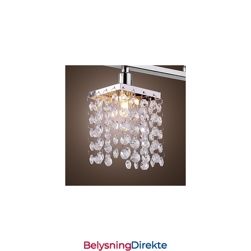 Lineær Lysekrone Med Øylampe Crysal 3 Lys