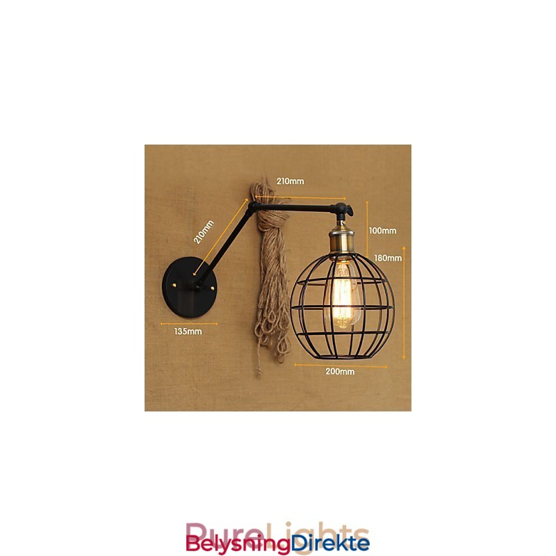 Vegglampetter Tradisjonelle Klassiske Metall