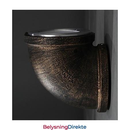 Vegglampetter I Landlig Metall