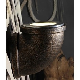 Vegglampetter I Landlig Metall