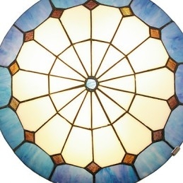 Middelhavsstil Varm Taklampe Lampe 40 Cm Lysarmaturdiameter