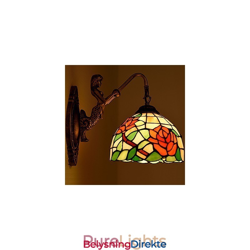 Europeisk Kontraktsfestet Landlig Kreativ Smijernsvegglampe