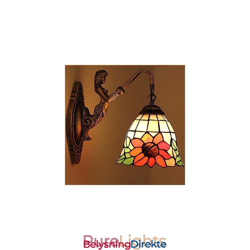 Europeisk Kontraktsfestet Landlig Kreativ Smijernsvegglampe