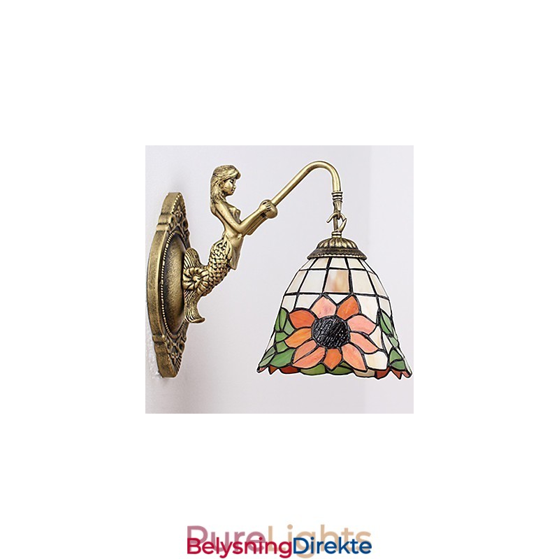 Europeisk Kontraktsfestet Landlig Kreativ Smijernsvegglampe