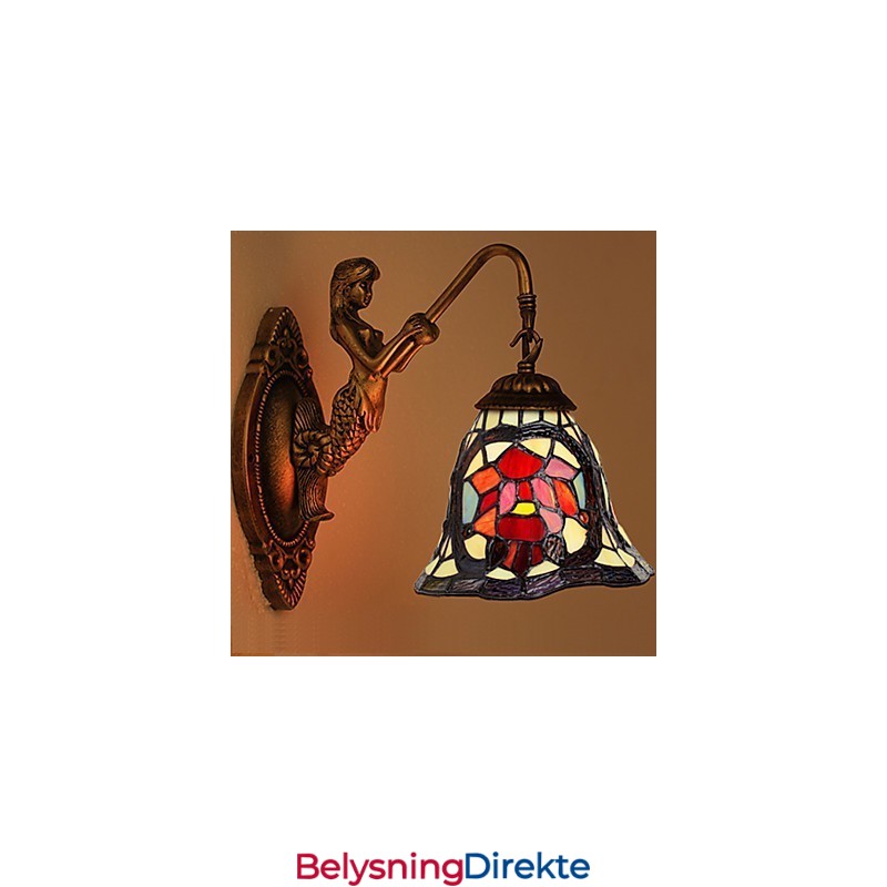 Europeisk Kontraktsfestet Landlig Kreativ Smijernsvegglampe