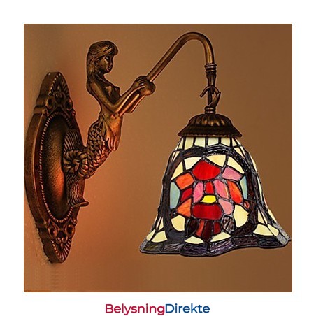 Europeisk Kontraktsfestet Landlig Kreativ Smijernsvegglampe