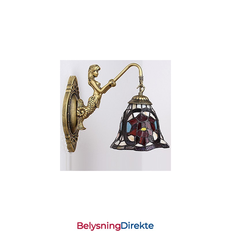 Europeisk Kontraktsfestet Landlig Kreativ Smijernsvegglampe