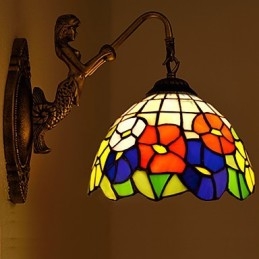 Europeisk Kontraktsfestet Landlig Kreativ Smijernsvegglampe