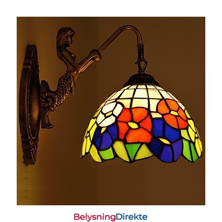 Europeisk Kontraktsfestet Landlig Kreativ Smijernsvegglampe