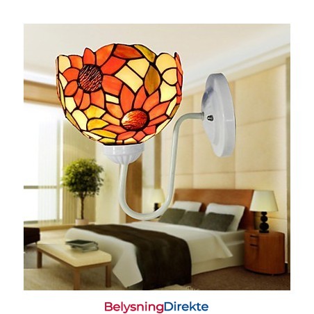 Solsikke Klassisk Luksus Villa Klubbhus Vegglampe Dekorasjon Kunstlys