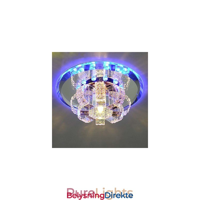 Krystall Taklampe Spotlight Smd 3W Kreativ Lampe Absorberer Kuppellys