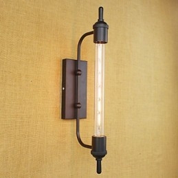 Europa Og Retro Klær Kunst Restaurant Edison Lyspære Fløyte Dekorativ Vegglampe