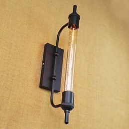 Europa Og Retro Klær Kunst Restaurant Edison Lyspære Fløyte Dekorativ Vegglampe