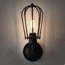 Industriell Retro Vegglampe Innendørs Korridor Enkelthode Grapefruktvegglampe