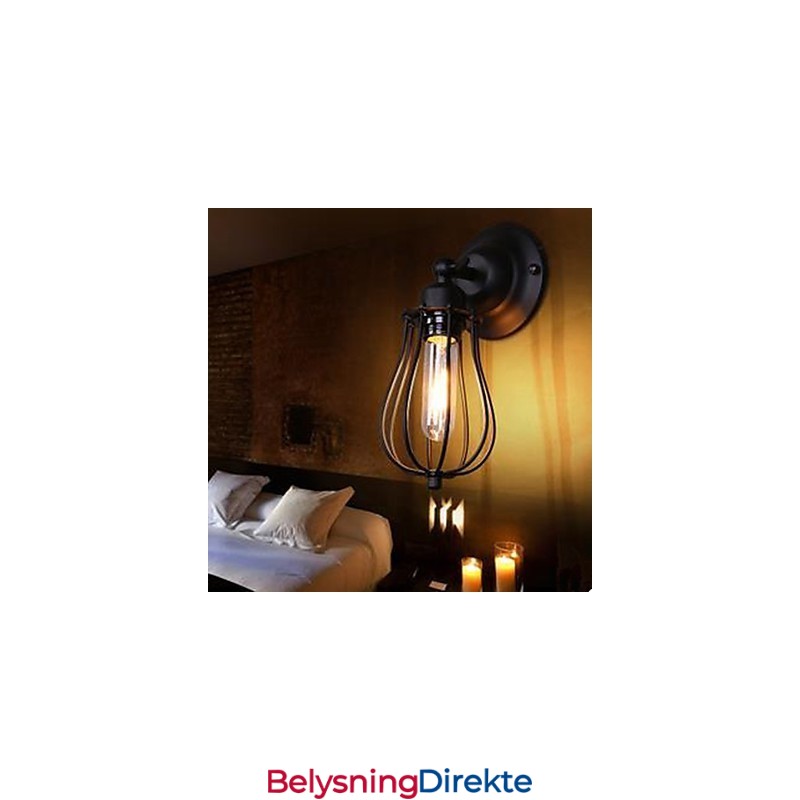 Industriell Retro Vegglampe Innendørs Korridor Enkelthode Grapefruktvegglampe