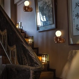 Europeisk Vegglampe Med Høyre Hånd, Kreativ Retro-Stil