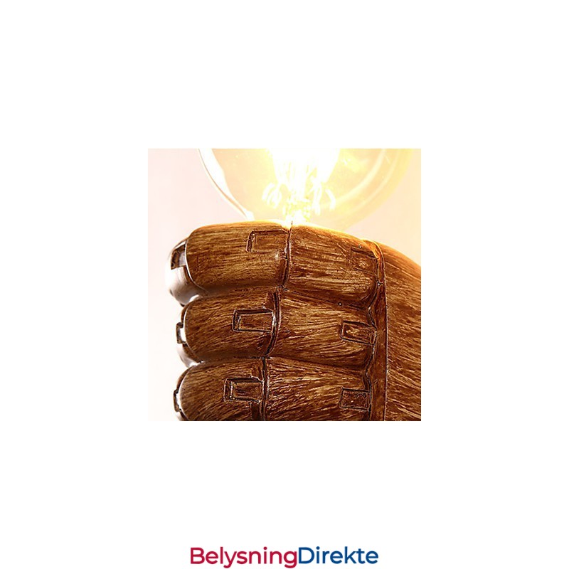 Europeisk Vegglampe Med Høyre Hånd, Kreativ Retro-Stil